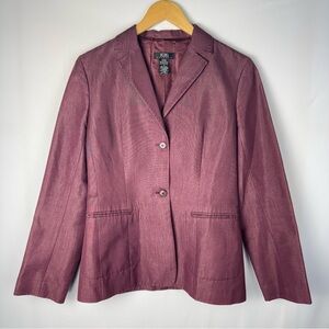 BCBGMaxAzria Purple Blazer & Skirt Suit Set